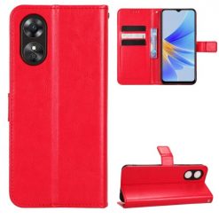 Lacné Kryty | Peňaženkové puzdro Grand case červené – Oppo A17 | Lacné Kryty