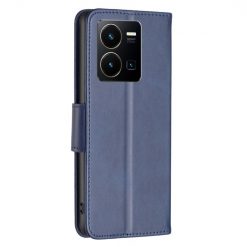Peňaženkové puzdro Retro Lambskin modré – Vivo Y35 | Lacné Kryty Lacné Kryty | Peňaženkové puzdro Retro Lambskin modré – Vivo Y35 | Lacné Kryty