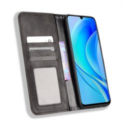 Peňaženkové puzdro Retro Leather čierne – Huawei Nova Y70 | Lacné Kryty Lacné Kryty | Peňaženkové puzdro Retro Leather čierne – Huawei Nova Y70 | Lacné Kryty
