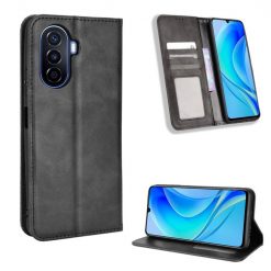 Peňaženkové puzdro Retro Leather čierne – Huawei Nova Y70 | Lacné Kryty Lacné Kryty | Peňaženkové puzdro Retro Leather čierne – Huawei Nova Y70 | Lacné Kryty