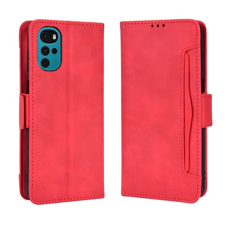 Peňaženkové puzdro Slots case červené – Motorola Moto E32 / E32s