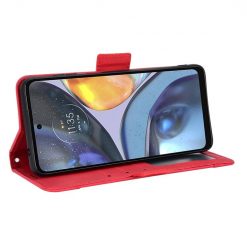 Peňaženkové puzdro Slots case červené – Motorola Moto E32 / E32s | Lacné Kryty Lacné Kryty | Peňaženkové puzdro Slots case červené – Motorola Moto E32 / E32s | Lacné Kryty