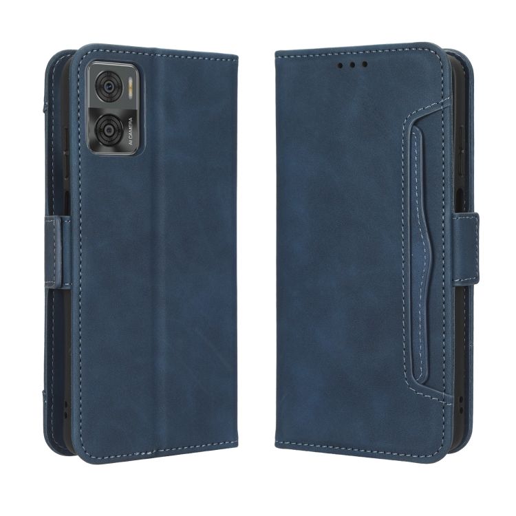 Peňaženkové puzdro Slots case modré – Motorola Moto E22