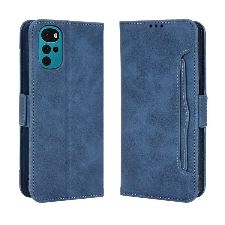 Peňaženkové puzdro Slots case modré – Motorola Moto E32 / E32s