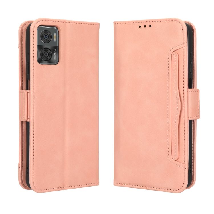 Peňaženkové puzdro Slots case ružové – Motorola Moto E22