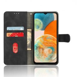 Lacné Kryty | Peňaženkové puzdro Solid čierne – Samsung Galaxy A23 5G | Lacné Kryty