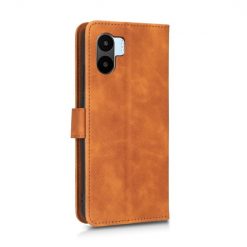 Lacné Kryty | Peňaženkové puzdro Solid hnedé – Xiaomi Redmi A1 / A2 | Lacné Kryty
