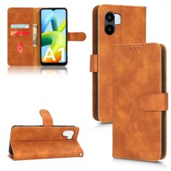 Lacné Kryty | Peňaženkové puzdro Solid hnedé – Xiaomi Redmi A1 / A2 | Lacné Kryty