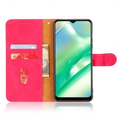 Lacné Kryty | Peňaženkové puzdro Solid ružové – Realme C33 | Lacné Kryty