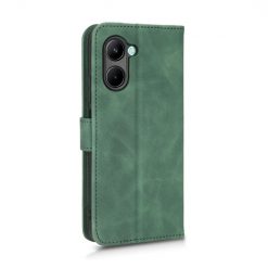 Lacné Kryty | Peňaženkové puzdro Solid zelené – Realme C33 | Lacné Kryty