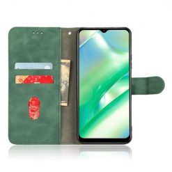 Lacné Kryty | Peňaženkové puzdro Solid zelené – Realme C33 | Lacné Kryty