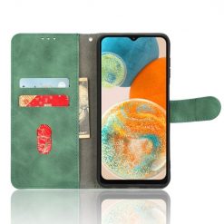 Lacné Kryty | Peňaženkové puzdro Solid zelené – Samsung Galaxy A23 5G | Lacné Kryty