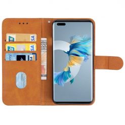 Lacné Kryty | Peňaženkové puzdro Splendid case hnedé – Huawei Mate 50 Pro | Lacné Kryty