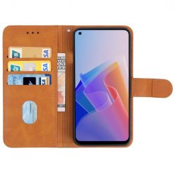 Lacné Kryty | Peňaženkové puzdro Splendid case hnedé – Oppo Reno7 Lite (Reno 7 Lite) | Lacné Kryty