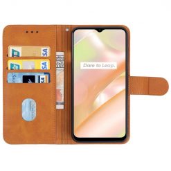 Lacné Kryty | Peňaženkové puzdro Splendid case hnedé – Realme C33 | Lacné Kryty