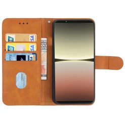 Lacné Kryty | Peňaženkové puzdro Splendid case hnedé – Sony Xperia 5 IV 5G | Lacné Kryty