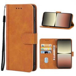 Lacné Kryty | Peňaženkové puzdro Splendid case hnedé – Sony Xperia 5 IV 5G | Lacné Kryty