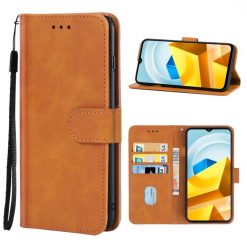 Lacné Kryty | Peňaženkové puzdro Splendid case hnedé – Xiaomi Poco M5 / M4 5G | Lacné Kryty