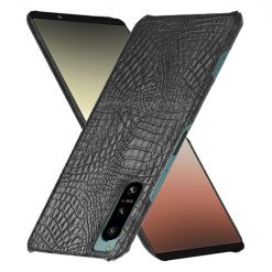 Zadný kryt Crocodile Texture čierny – Sony Xperia 5 IV 5G | Lacné Kryty Lacné Kryty | Zadný kryt Crocodile Texture čierny – Sony Xperia 5 IV 5G | Lacné Kryty