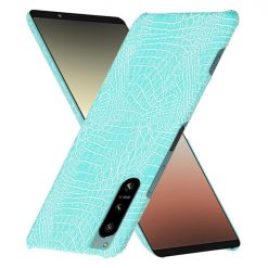 Zadný kryt Crocodile Texture mätový – Sony Xperia 5 IV 5G | Lacné Kryty Lacné Kryty | Zadný kryt Crocodile Texture mätový – Sony Xperia 5 IV 5G | Lacné Kryty