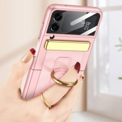 Kryt GKK Wrist Strap case ružový – Samsung Galaxy Z Flip 4 | Lacné Kryty Lacné Kryty | Kryt GKK Wrist Strap case ružový – Samsung Galaxy Z Flip 4 | Lacné Kryty