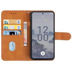 Lacné Kryty | Peňaženkové puzdro Splendid case hnedé – Nokia X30 | Lacné Kryty