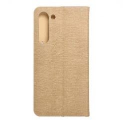 Lacné Kryty | Knižkové puzdro Luna Book zlaté – Samsung Galaxy S23+ (S23 Plus) | Lacné Kryty