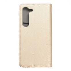 Lacné Kryty | Knižkové puzdro Smart Case Book zlaté – Samsung Galaxy S23+ (S23 Plus) | Lacné Kryty
