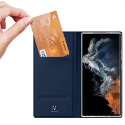 Peňaženkové puzdro Dux Ducis Skin Pro modré – Samsung Galaxy S23 Ultra | Lacné Kryty Lacné Kryty | Peňaženkové puzdro Dux Ducis Skin Pro modré – Samsung Galaxy S23 Ultra | Lacné Kryty