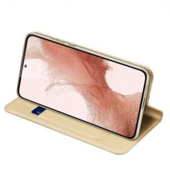 Peňaženkové puzdro Dux Ducis Skin Pro zlaté – Samsung Galaxy S23 | Lacné Kryty Lacné Kryty | Peňaženkové puzdro Dux Ducis Skin Pro zlaté – Samsung Galaxy S23 | Lacné Kryty