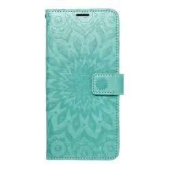 Lacné Kryty | Peňaženkové puzdro Mezzo mandala zelené – Samsung Galaxy S23 | Lacné Kryty