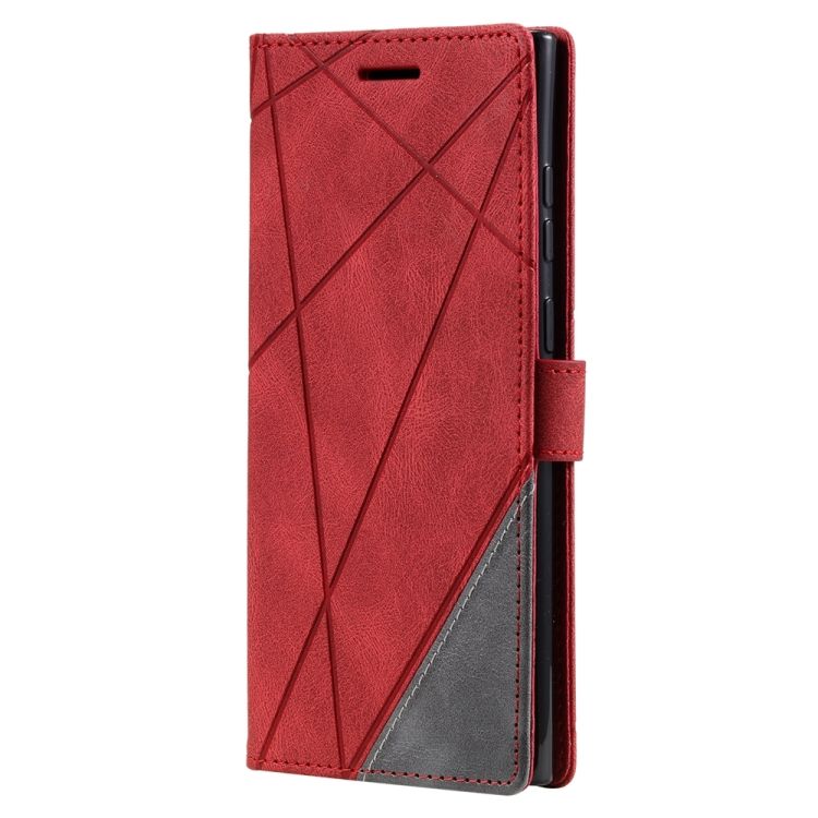 E-shop Knižkové puzdro Rhombus červené – Samsung Galaxy S23 Ultra