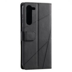 Knižkové puzdro Rhombus čierne – Samsung Galaxy S23 | Lacné Kryty Lacné Kryty | Knižkové puzdro Rhombus čierne – Samsung Galaxy S23 | Lacné Kryty