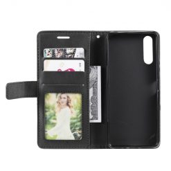 Lacné Kryty | Knižkové puzdro Rhombus čierne – Sony Xperia 1 IV | Lacné Kryty