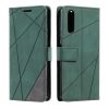 Lacné Kryty | Knižkové puzdro Rhombus hnedé – Sony Xperia 10 IV | Lacné Kryty