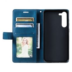 Knižkové puzdro Rhombus modré – Samsung Galaxy S23 | Lacné Kryty Lacné Kryty | Knižkové puzdro Rhombus modré – Samsung Galaxy S23 | Lacné Kryty
