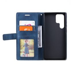Knižkové puzdro Rhombus modré – Samsung Galaxy S23 Ultra | Lacné Kryty Lacné Kryty | Knižkové puzdro Rhombus modré – Samsung Galaxy S23 Ultra | Lacné Kryty