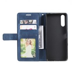 Lacné Kryty | Knižkové puzdro Rhombus modré – Sony Xperia 1 IV | Lacné Kryty