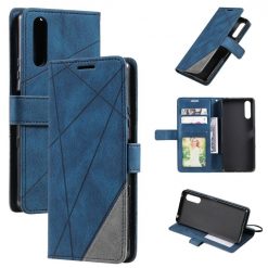 Lacné Kryty | Knižkové puzdro Rhombus modré – Sony Xperia 1 IV | Lacné Kryty