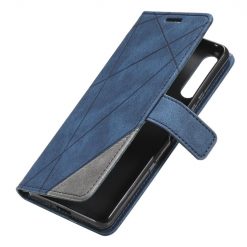 Lacné Kryty | Knižkové puzdro Rhombus modré – Sony Xperia 1 IV | Lacné Kryty