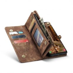 Multifunkčné peňaženkové puzdro CaseMe Detachable hnedé – Samsung Galaxy S23 | Lacné Kryty Lacné Kryty | Multifunkčné peňaženkové puzdro CaseMe Detachable hnedé – Samsung Galaxy S23 | Lacné Kryty