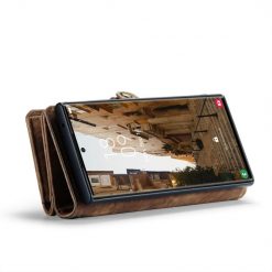 Multifunkčné peňaženkové puzdro CaseMe Detachable hnedé – Samsung Galaxy S23 Ultra | Lacné Kryty Lacné Kryty | Multifunkčné peňaženkové puzdro CaseMe Detachable hnedé – Samsung Galaxy S23 Ultra | Lacné Kryty
