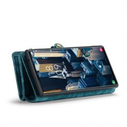 Lacné Kryty | Multifunkčné peňaženkové puzdro CaseMe Detachable modré – Samsung Galaxy S23 Ultra | Lacné Kryty