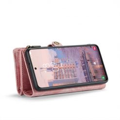 Lacné Kryty | Multifunkčné peňaženkové puzdro CaseMe Detachable ružové – Samsung Galaxy S23 | Lacné Kryty
