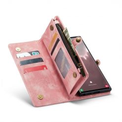 Multifunkčné peňaženkové puzdro CaseMe Detachable ružové – Samsung Galaxy S23 Ultra | Lacné Kryty Lacné Kryty | Multifunkčné peňaženkové puzdro CaseMe Detachable ružové – Samsung Galaxy S23 Ultra | Lacné Kryty