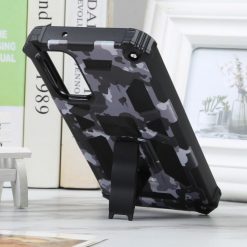 Lacné Kryty | Odolný kryt Camo Armor sivý – Samsung Galaxy A14 4G/5G | Lacné Kryty