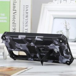 Lacné Kryty | Odolný kryt Camo Armor sivý – Samsung Galaxy A14 4G/5G | Lacné Kryty