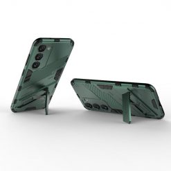 Lacné Kryty | Odolný Kryt Punk armor case zelený – Samsung Galaxy S23 | Lacné Kryty