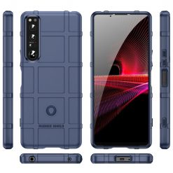 Lacné Kryty | Odolný kryt Rugged Shield modrý – Sony Xperia 1 IV | Lacné Kryty