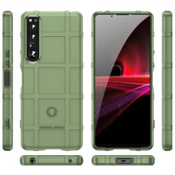 Odolný kryt Rugged Shield zelený – Sony Xperia 1 IV | Lacné Kryty Lacné Kryty | Odolný kryt Rugged Shield zelený – Sony Xperia 1 IV | Lacné Kryty